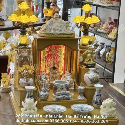 Bộ Ban Thờ Hiện Đại Ánh Kim BN 04
