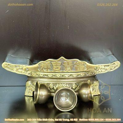 Kỷ Ngai Thờ 3 Chén Đồng Hun