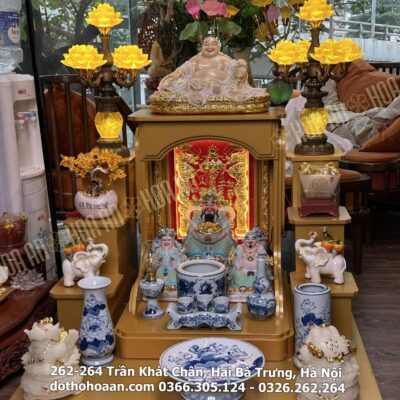 Bộ Ban Thờ Hiện Đại Ánh Kim BN 06
