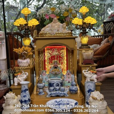 Bộ Ban Thờ Hiện Đại Ánh Kim BN 06
