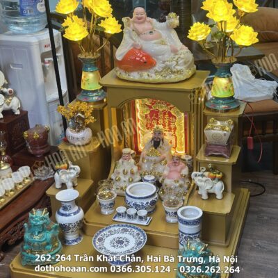 Bộ Ban Thờ Hiện Đại Ánh Kim BN 08