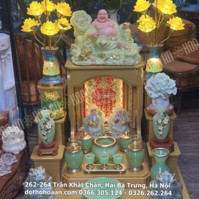 Bộ Ban Thờ Hiện Đại Ánh Kim BN 05
