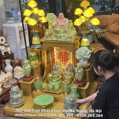 Bộ Ban Thờ Hiện Đại Ánh Kim BN 05