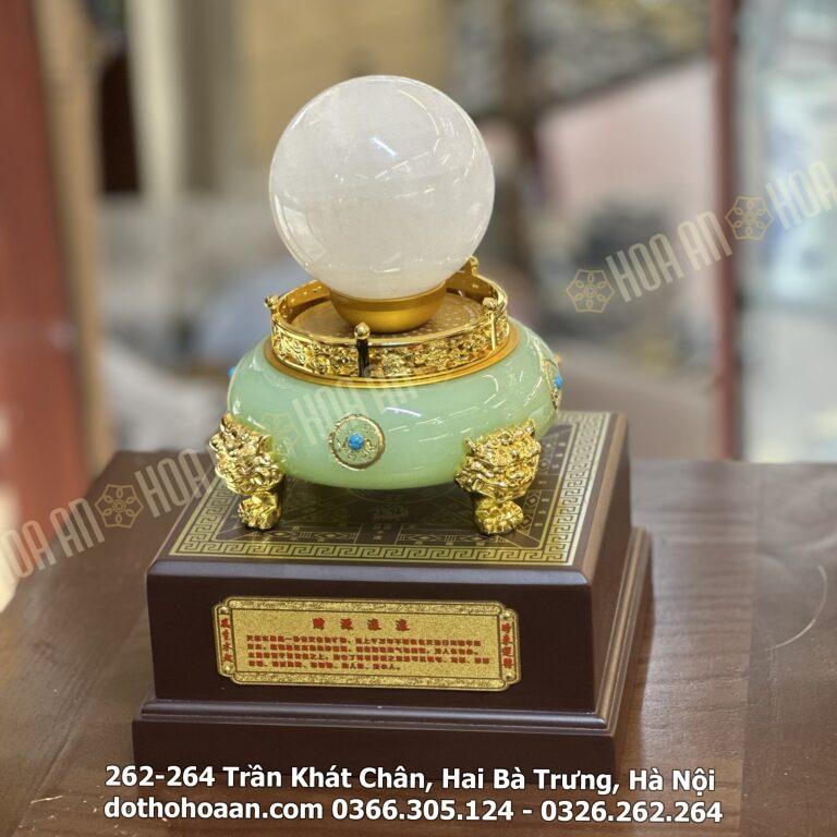Bát Tụ Bảo Cầu Đá Trắng