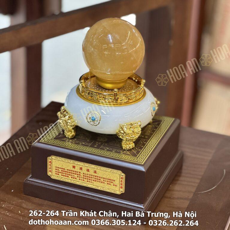 Bát Tụ Bảo Cầu Đá Vàng
