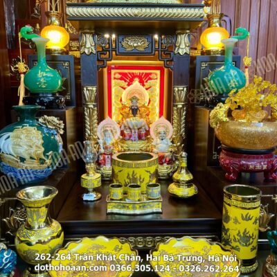 Bộ Ban Thờ Hiện Đại Vượng Tài Kim Sa