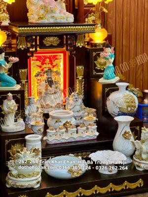 Bộ Ban Thờ Hiện Đại Vượng Tài Sen Dát Vàng